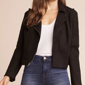 Jack by BB Dakota Get Lucky Moto Jacket Black Sz S